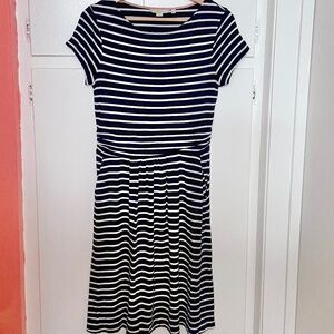 Boden Navy & White Dress